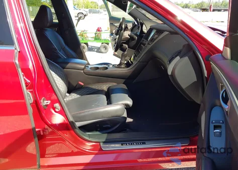 2018 Infiniti Q50 3.0T Red Sport 400 из США, поврежденный, VIN JN1FV7AP3JM461111